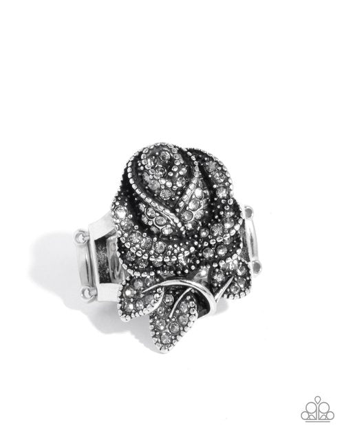 Rosy Residence - Silver - Paparazzi Ring Image
