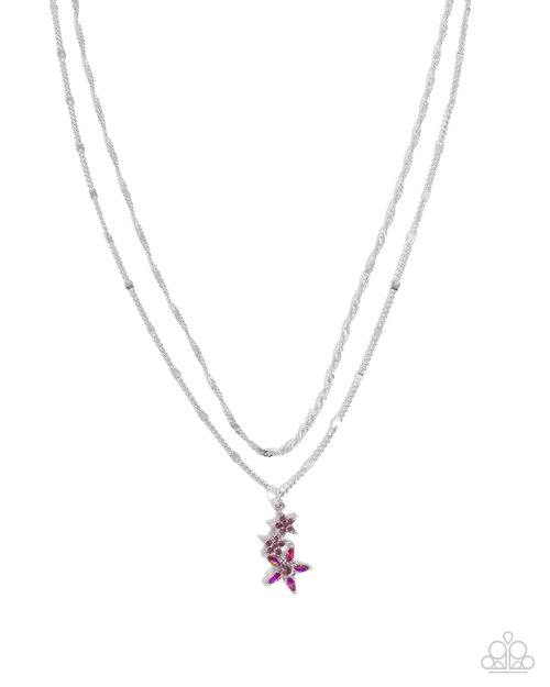 Scintillating Stars - Purple - Paparazzi Necklace Image