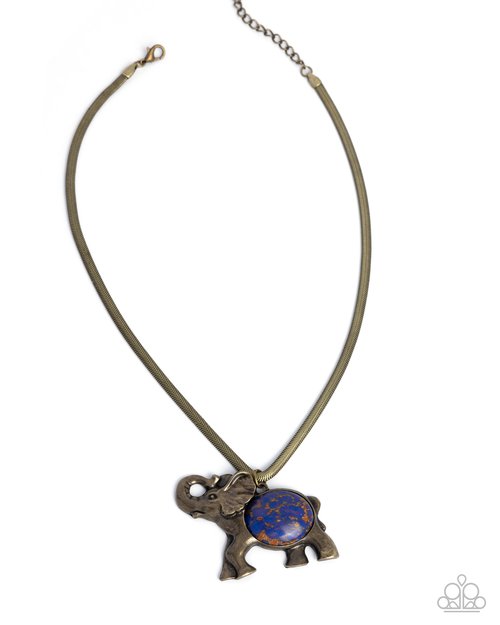 Empathetic Elephant - Paparazzi Necklace Image