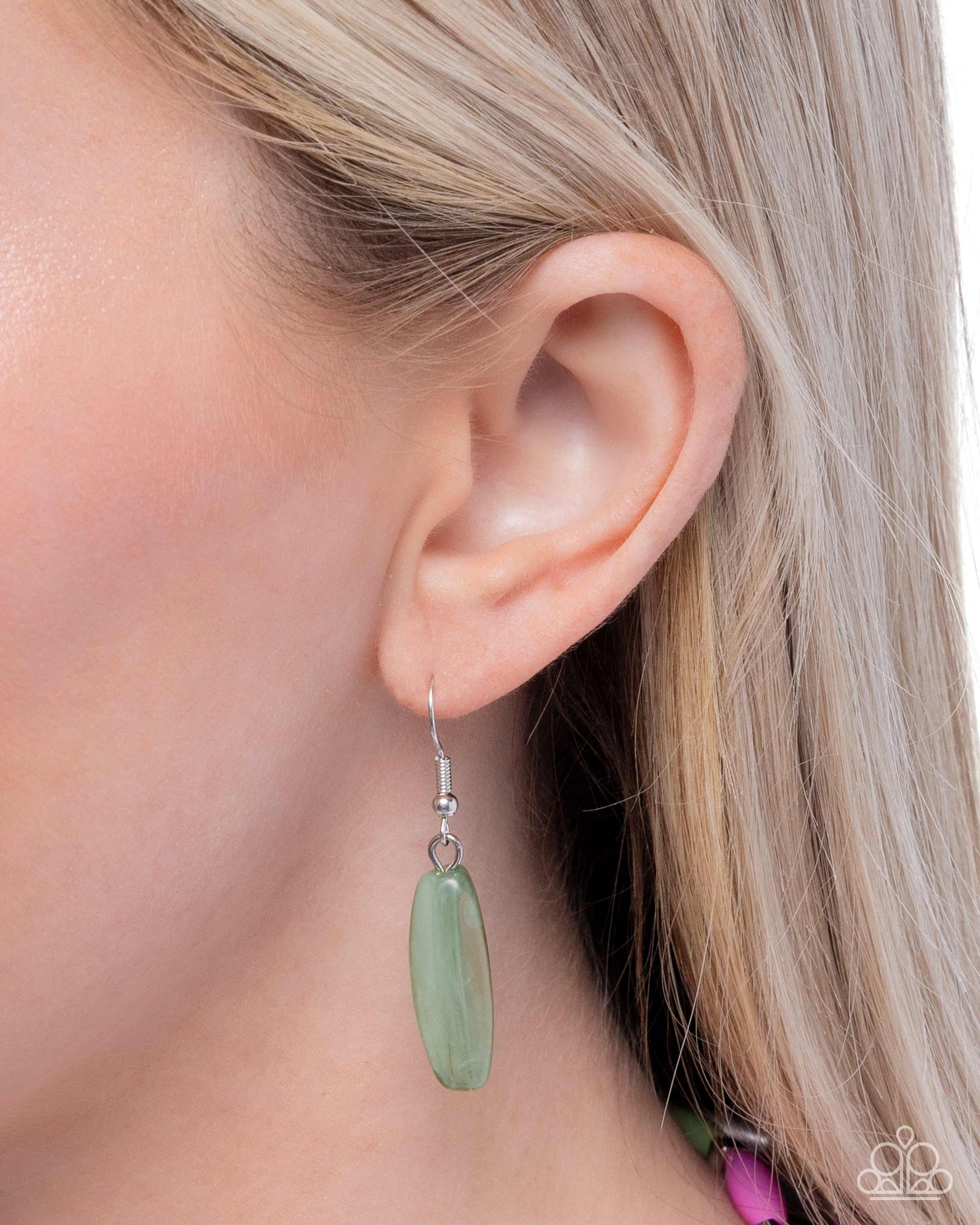 Milky Mambo - Green - Paparazzi Necklace Image