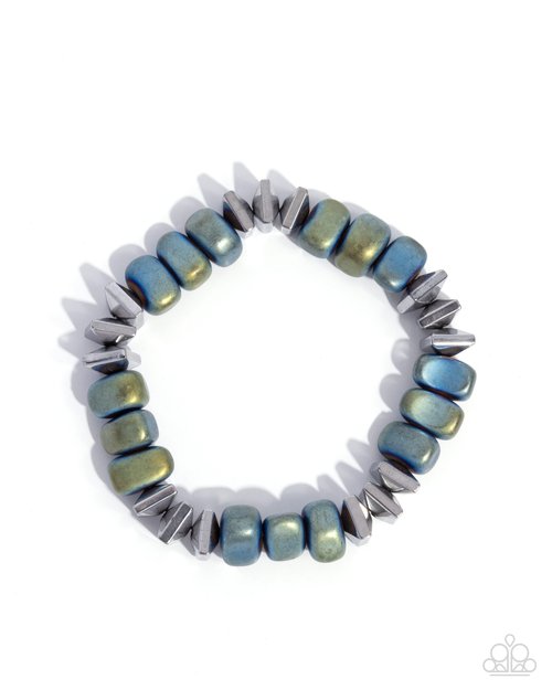 Part of the Plan - Blue - Paparazzi Bracelet Image