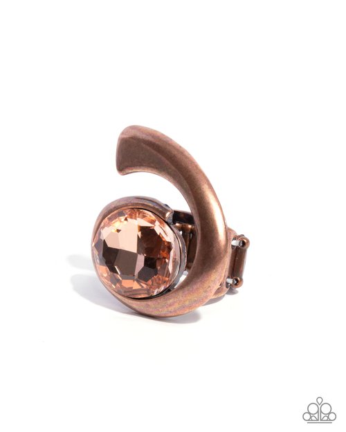 Curly Combination - Copper - Paparazzi Ring Image