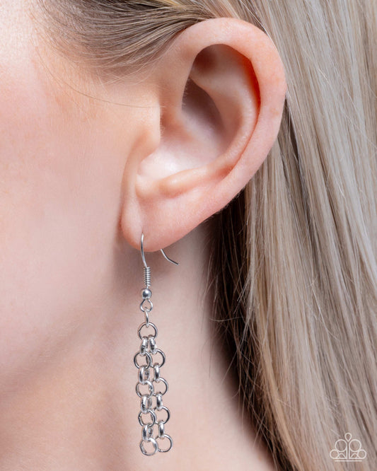 Radiant Rectangles - Red - Paparazzi Necklace Image