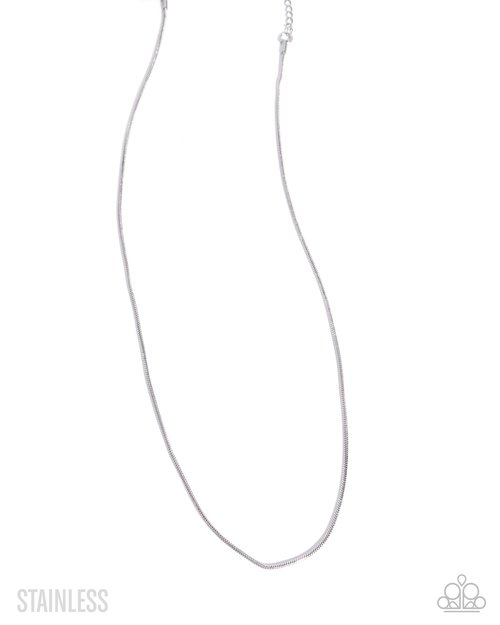 Stainless Showroom - Silver - Paparazzi Necklace Image