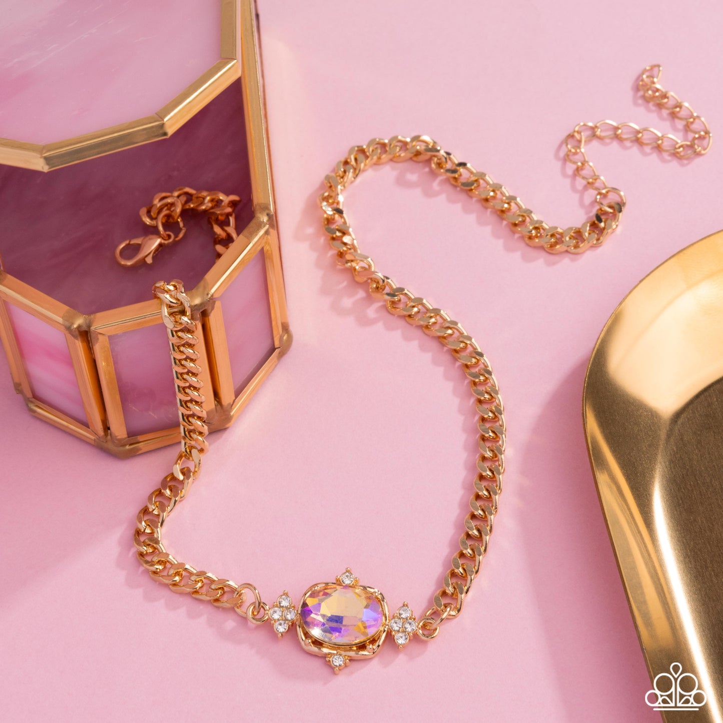 Majestic Memory - Yellow - Paparazzi Necklace Image