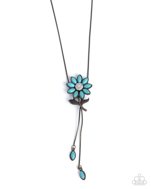 Floral Fidelity - Brass - Paparazzi Necklace Image