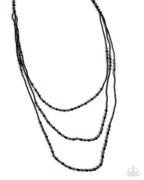 Calling Chic - Black - Paparazzi Necklace Image