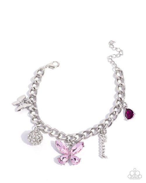 Luminous Lift - Pink - Paparazzi Bracelet Image