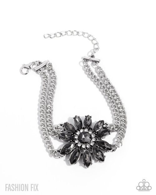 Edge of Elegance - Silver - Paparazzi Bracelet Image