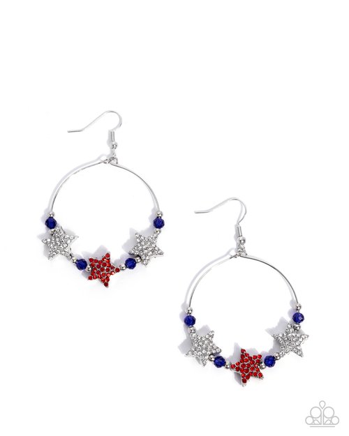 Country Countdown - Multi - Paparazzi Earring Image