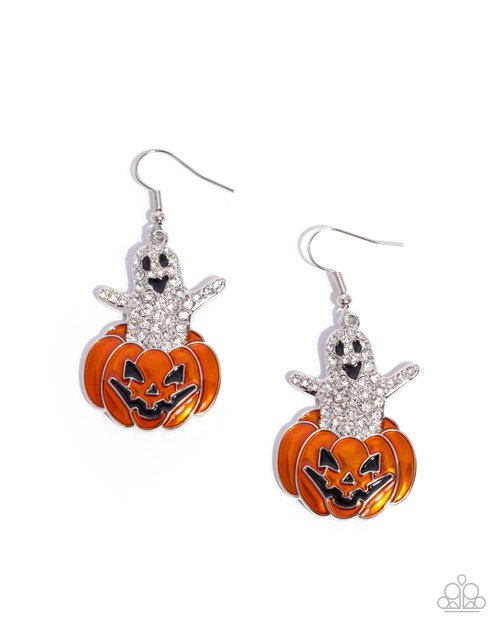 Spooky Statement - Paparazzi Earring Image