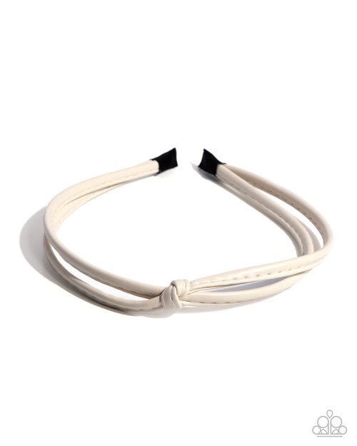 Believe It Or KNOT - White - Paparazzi Product Image
