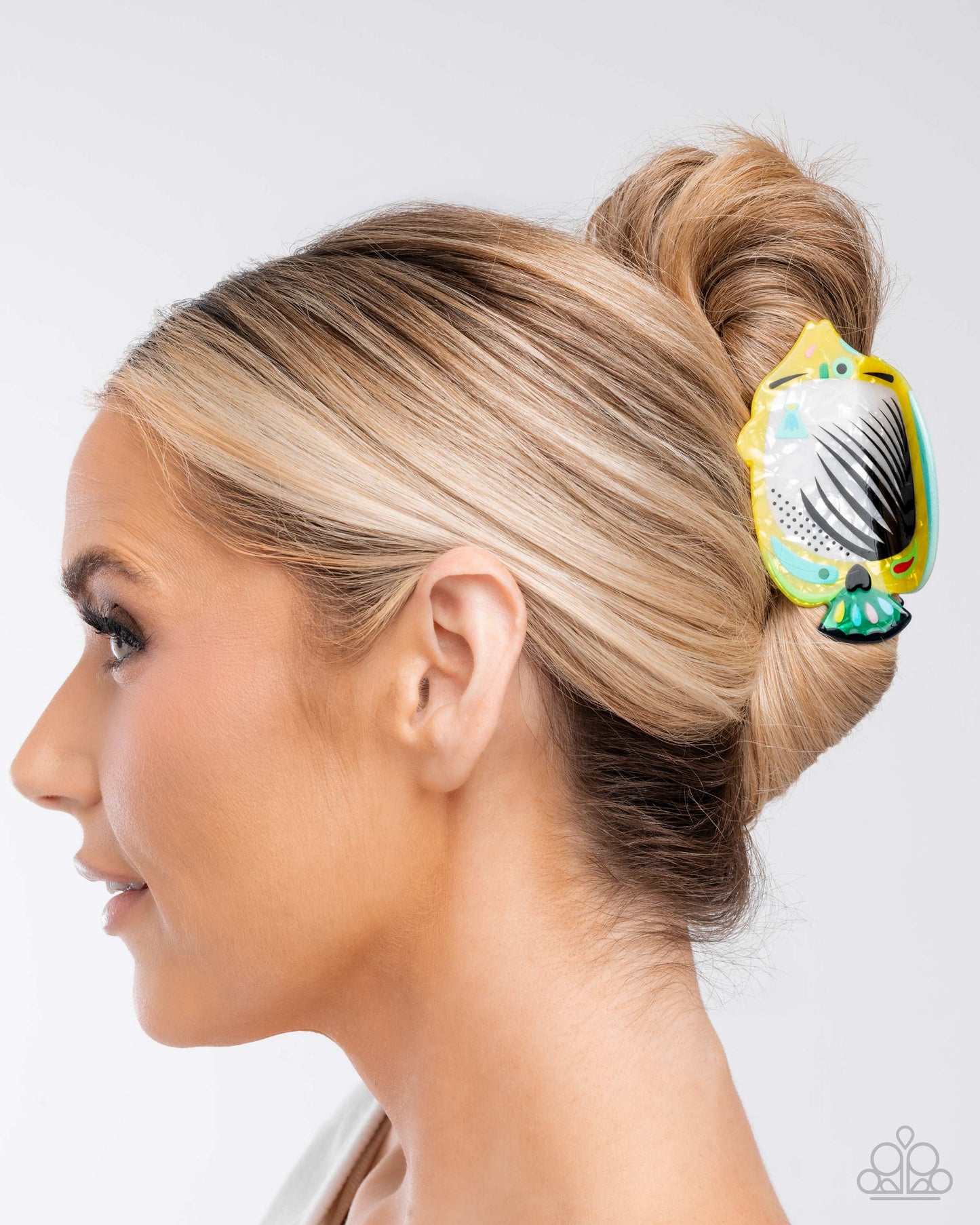 Tropical Tail - Yellow - Paparazzi Hair Accessories Image