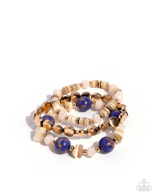 Earthy Entertainer - Purple - Paparazzi Bracelet Image