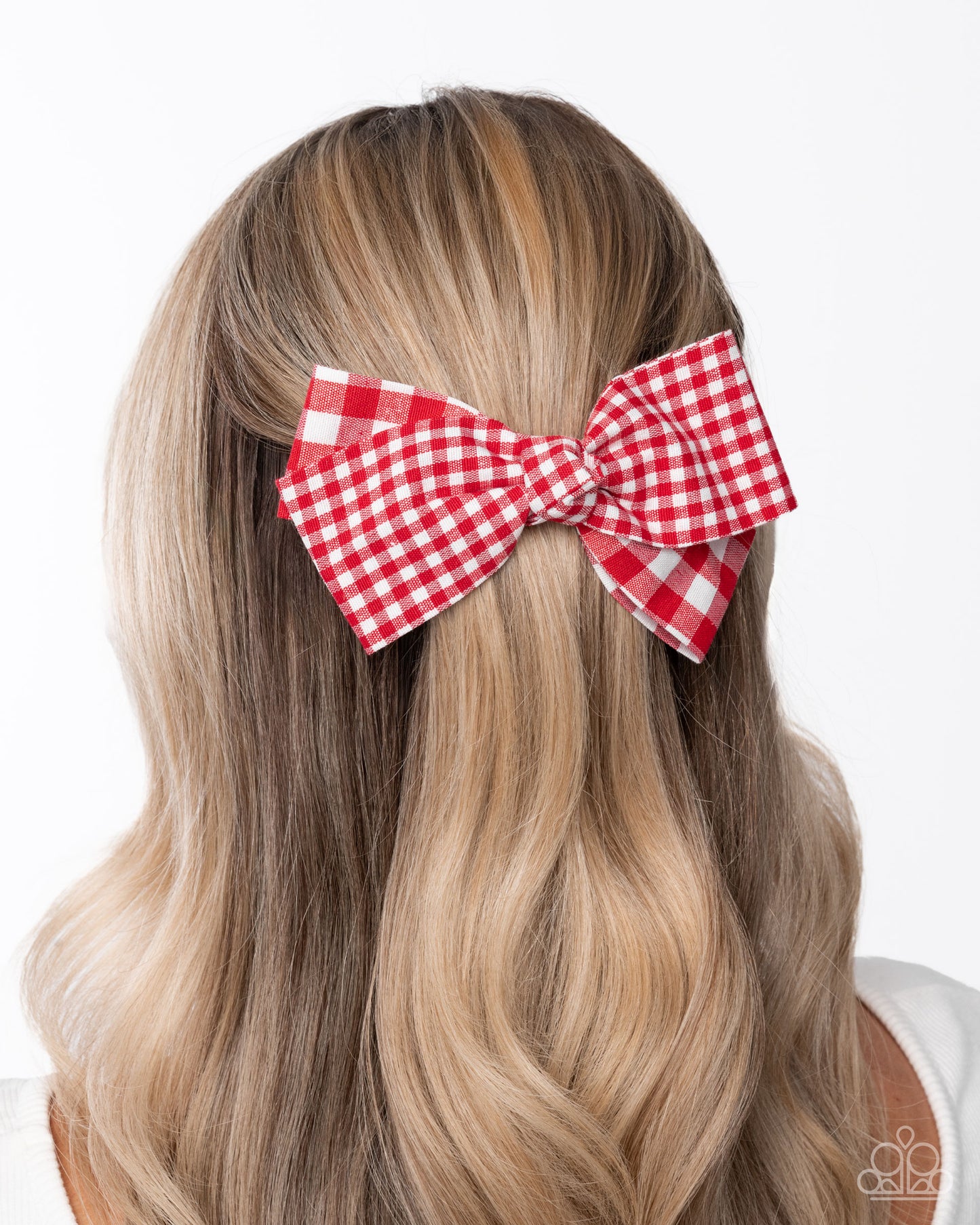 Picnic Pattern - Red - Paparazzi Hair Accessories Image