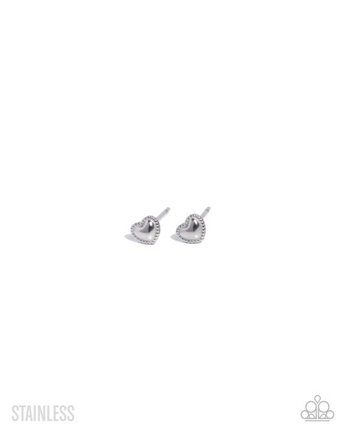 Will You Stay? - Silver - Paparazzi Earring Image