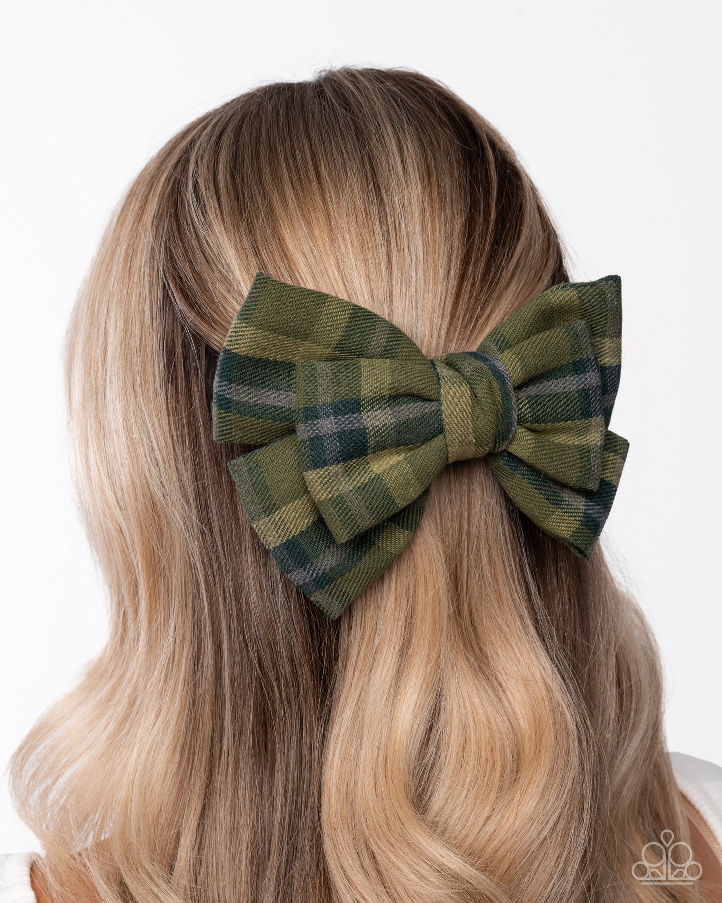 Friend Or BOW - Green - Paparazzi Hair Accessories Image