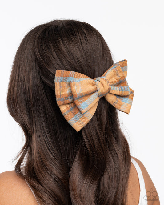 Friend Or BOW - Yellow - Paparazzi Hair Accessories Image
