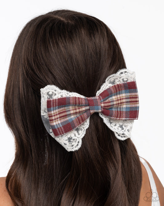 Ready to BOW? - Red - Paparazzi Hair Accessories Image
