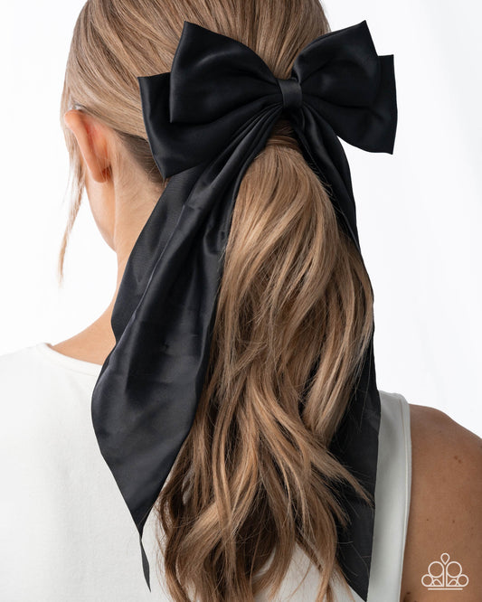 Have A BOW At It - Black - Paparazzi Hair Accessories Image