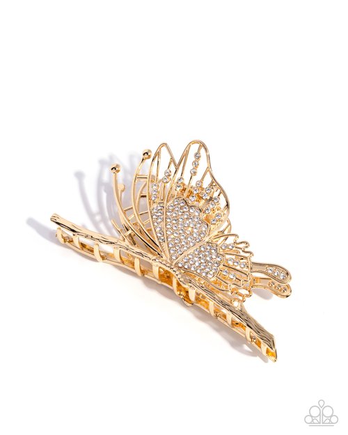 Layered Landing - Gold - Paparazzi Hair Accessories Image
