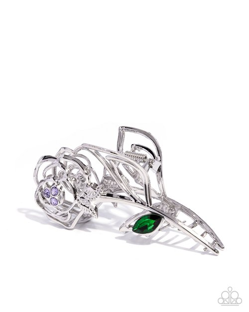 Model ROSE - Purple - Paparazzi Hair Accessories Image