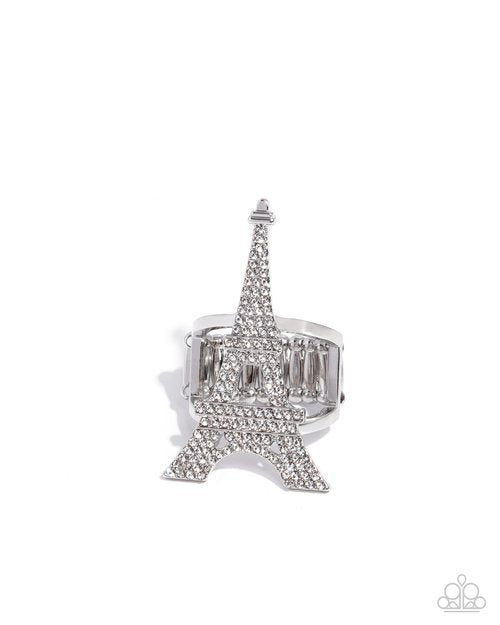 Eiffel Tower Ease - Paparazzi Ring Image