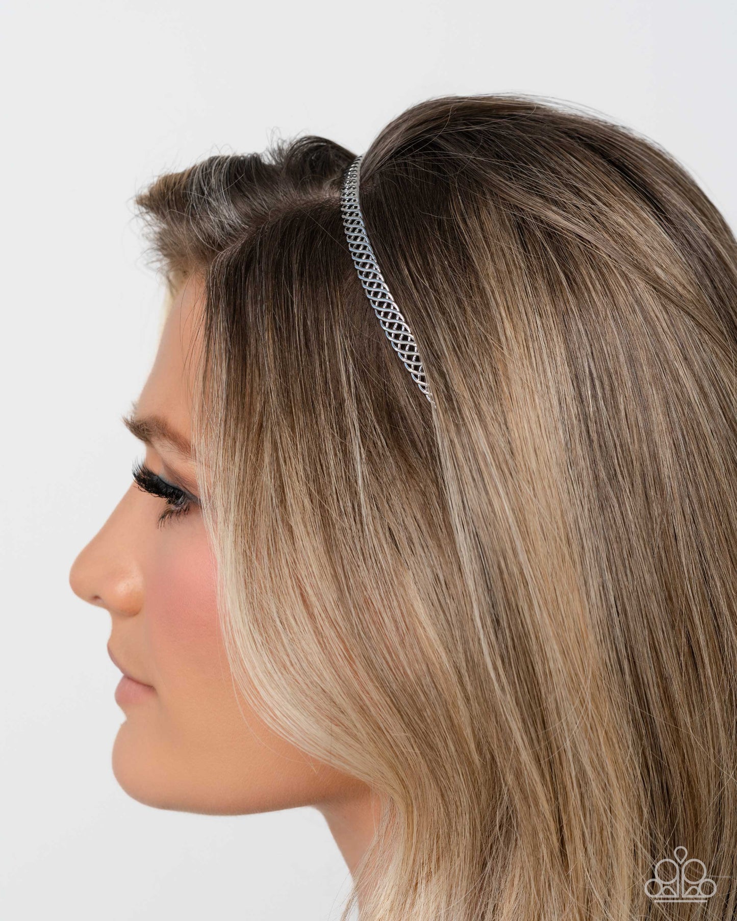 Braided Behavior - Silver - Paparazzi Product Image