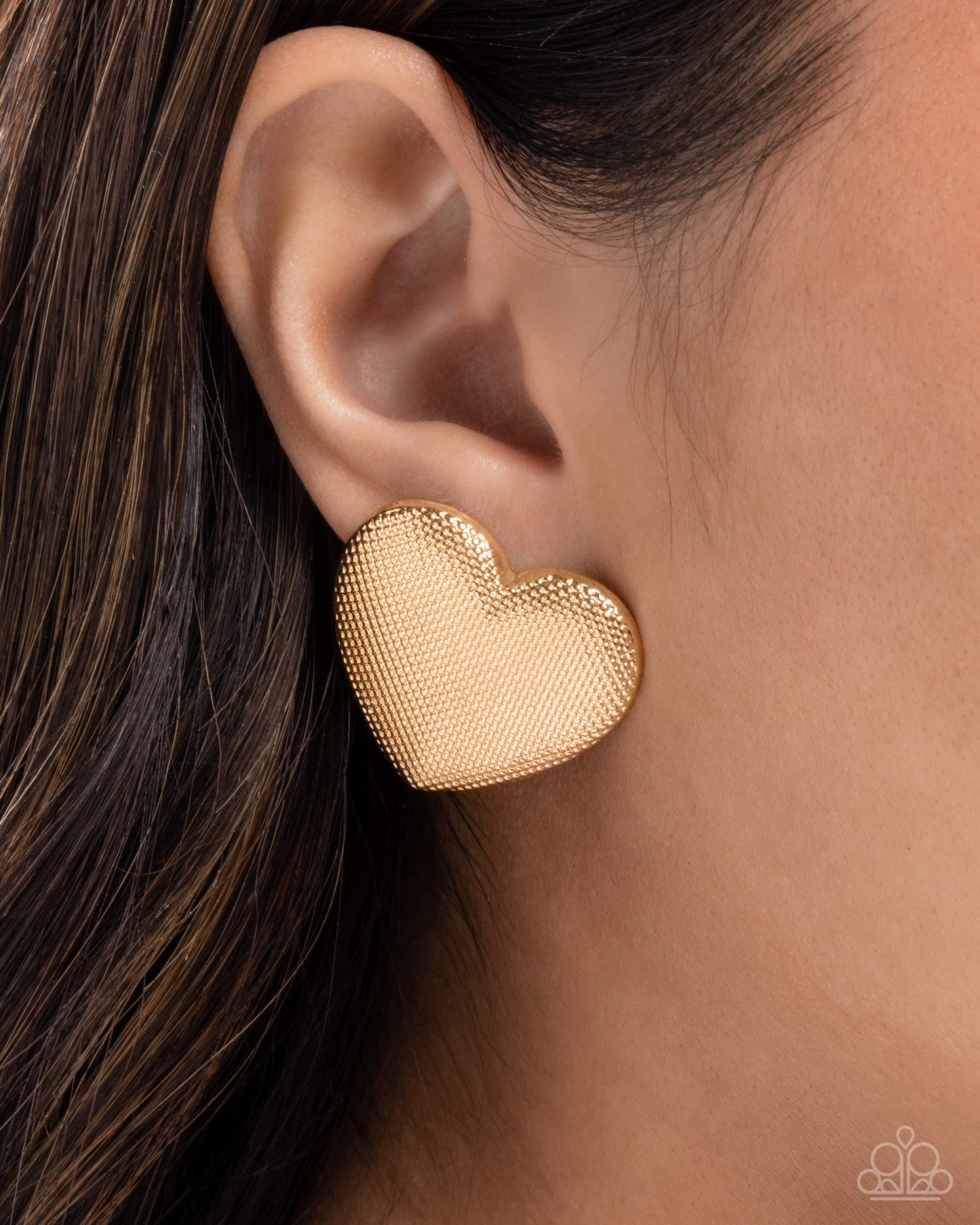 Smitten Studs - Paparazzi Earring Image