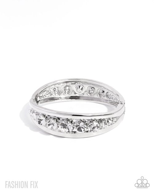 Chic Chronicle - White - Paparazzi Bracelet Image