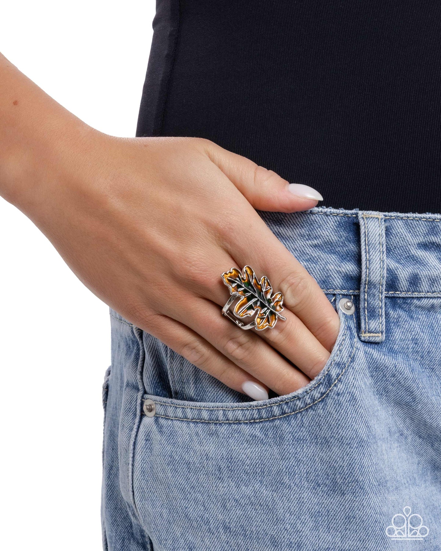 Thankful Treasure - Green - Paparazzi Ring Image