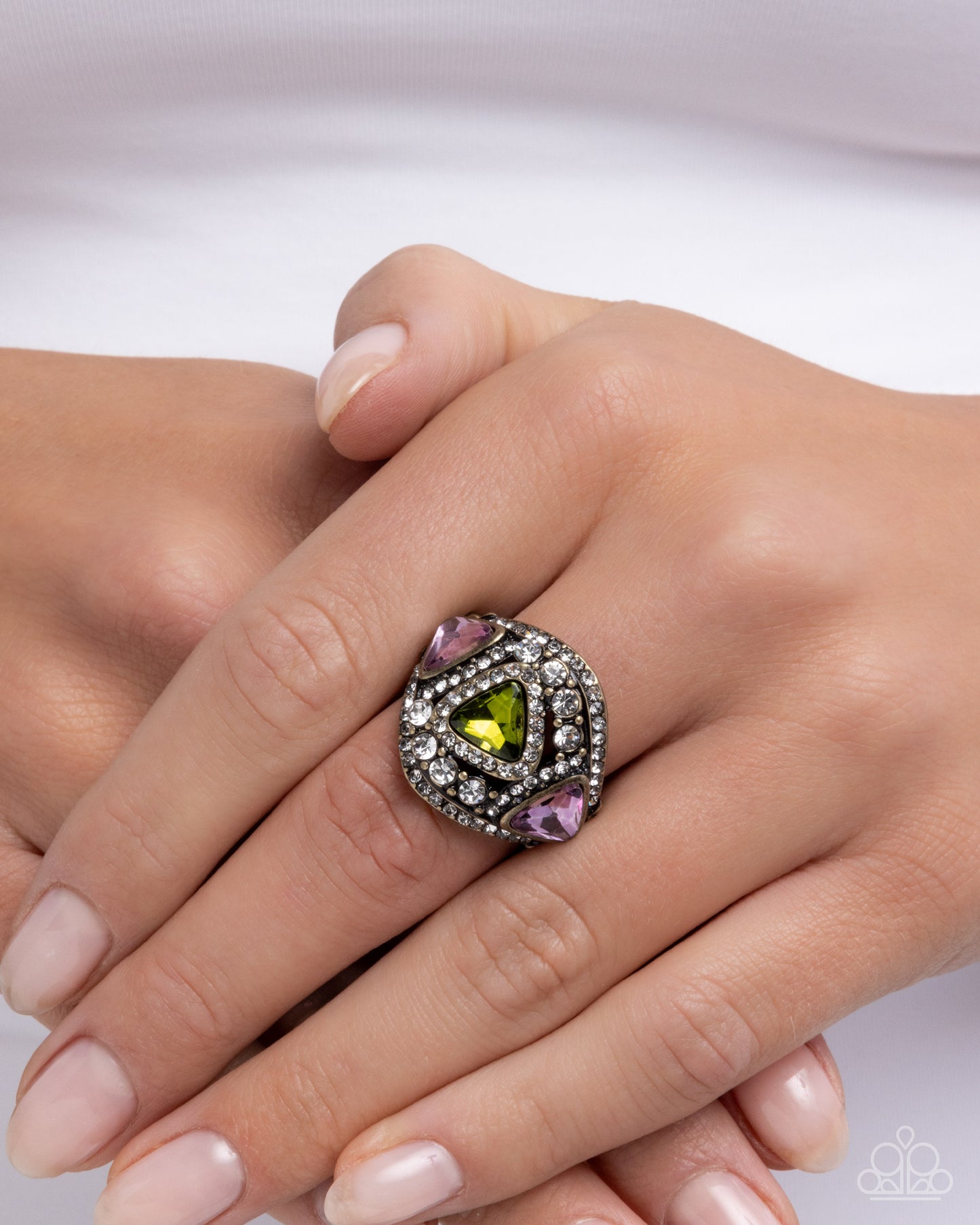 Radiant Regalia - Brass - Paparazzi Ring Image