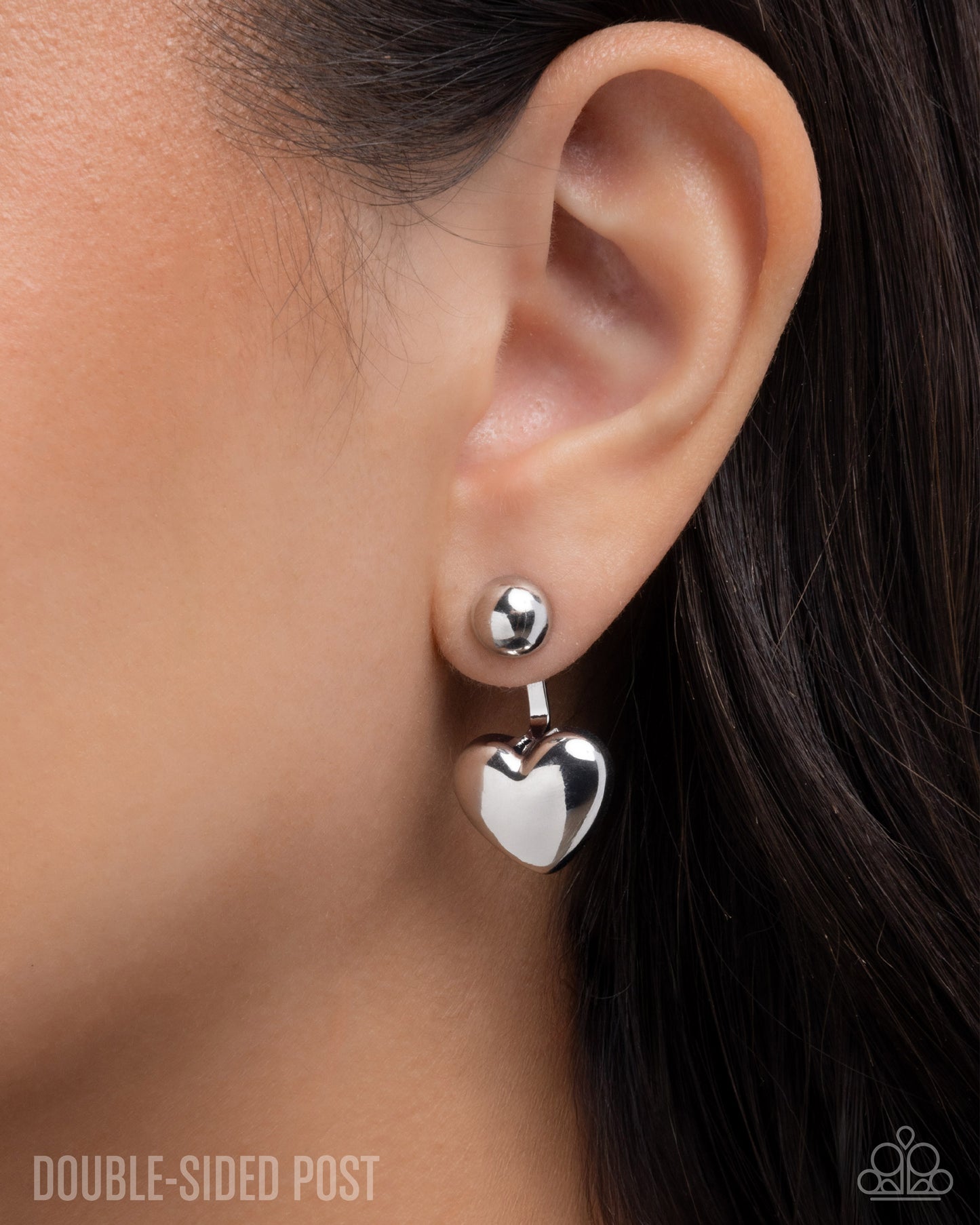 Flirty Finale - Silver - Paparazzi Earring Image