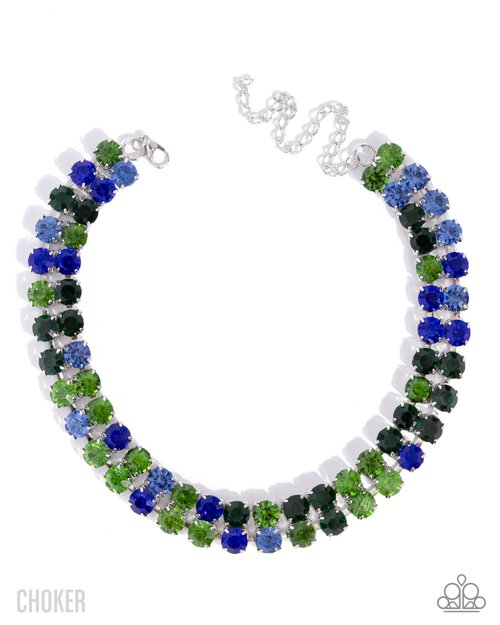 Colorful Charm - Green - Paparazzi Necklace Image