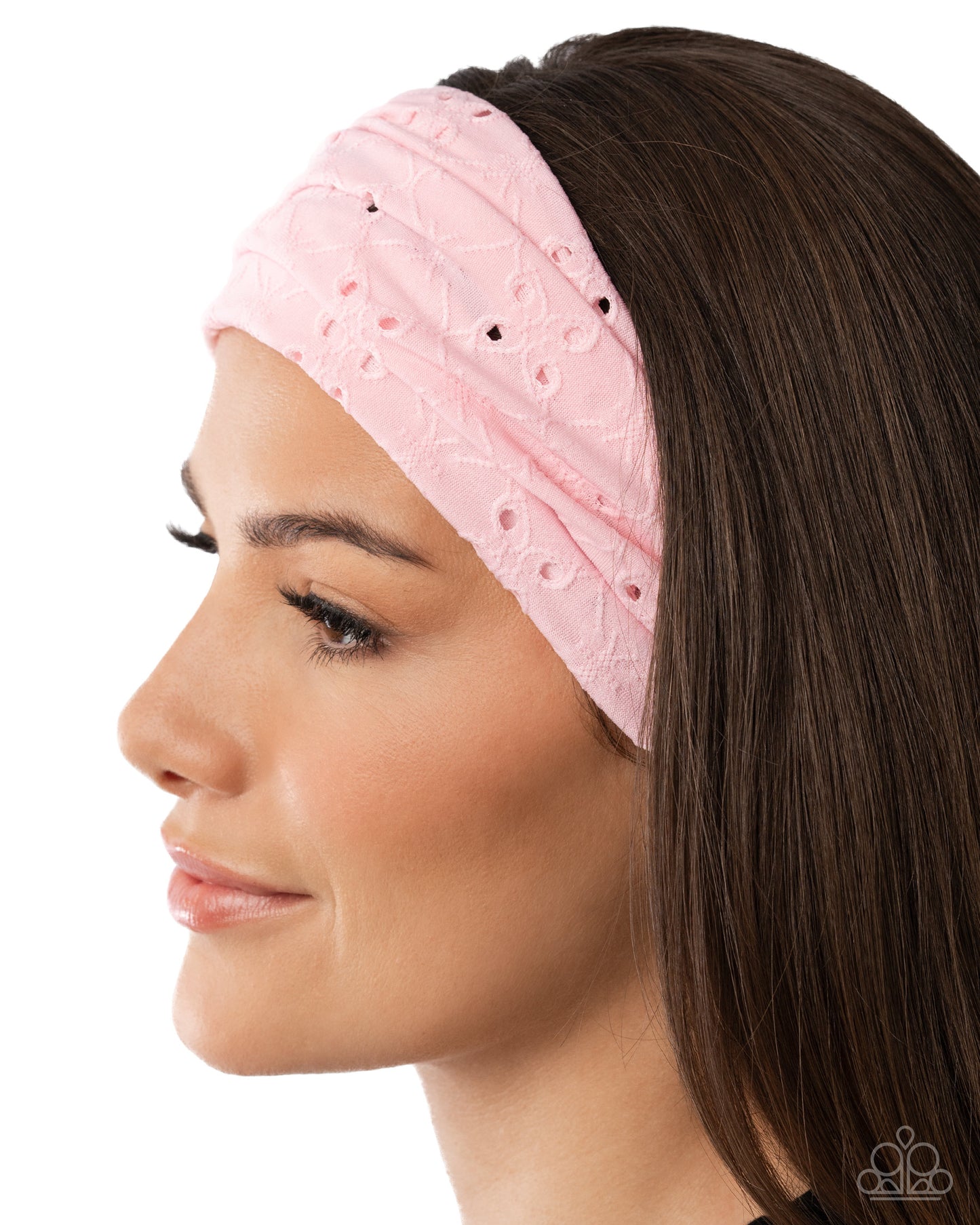 Eyelet Elegance - Pink - Paparazzi Product Image