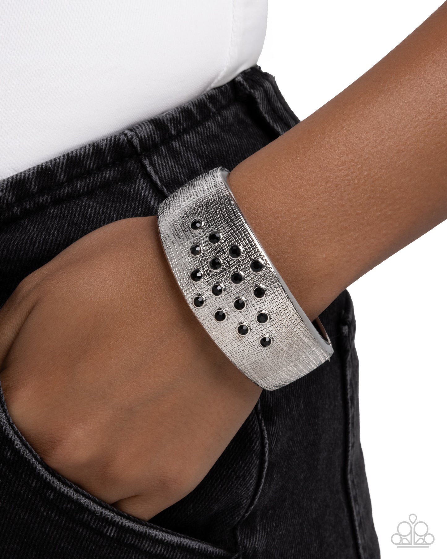 Whispered Wealth - Black - Paparazzi Bracelet Image