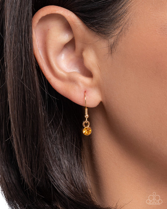 Leafy Lullaby - Orange - Paparazzi Necklace Image