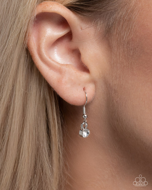 Breathlessly Bold - White - Paparazzi Necklace Image