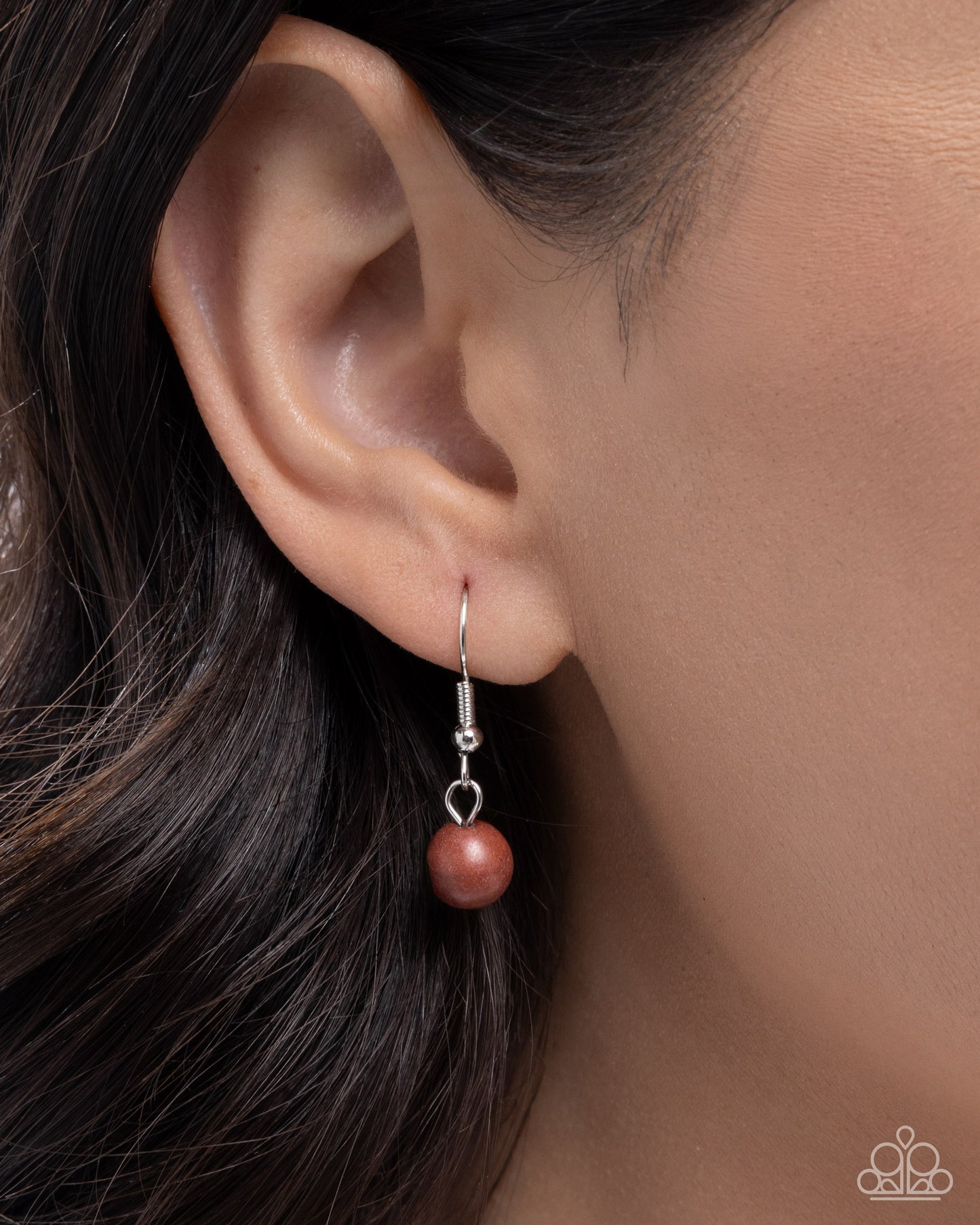 Antiqued Advance - Brown - Paparazzi Necklace Image