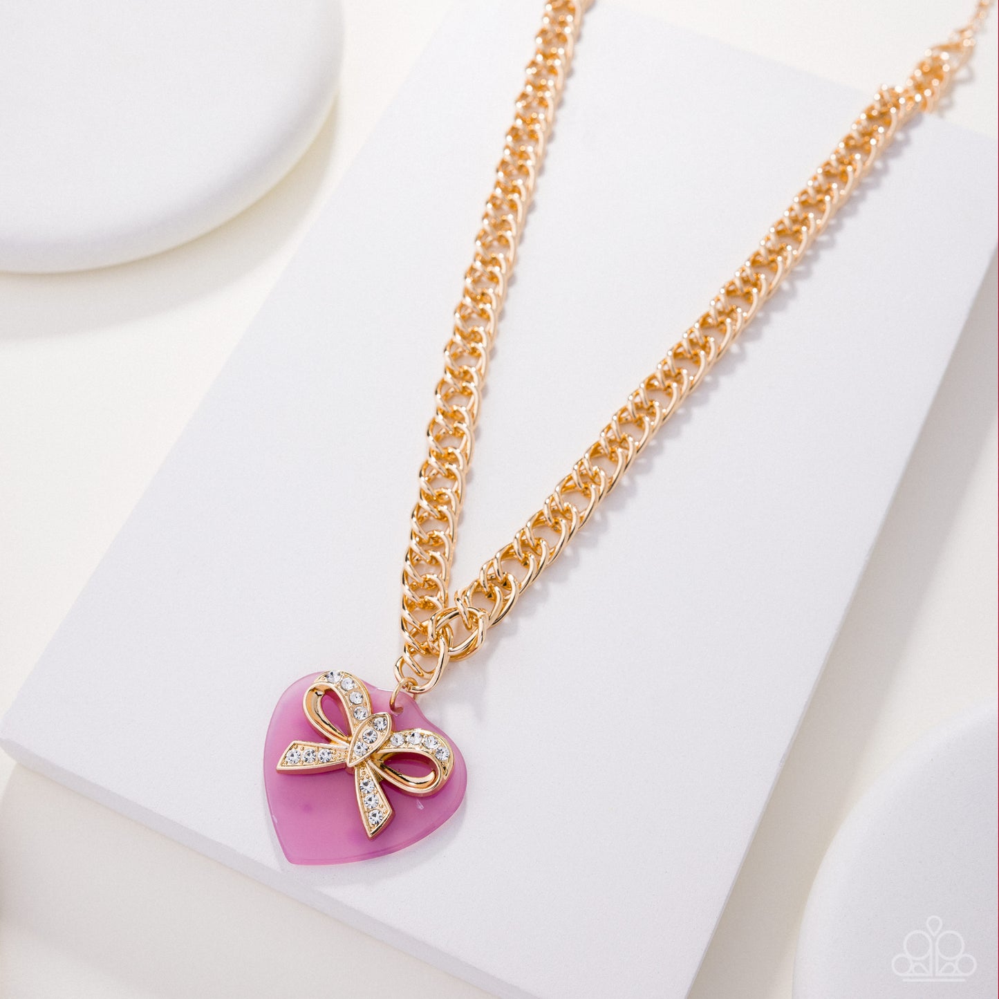 Coquette Cameo - Pink - Paparazzi Necklace Image