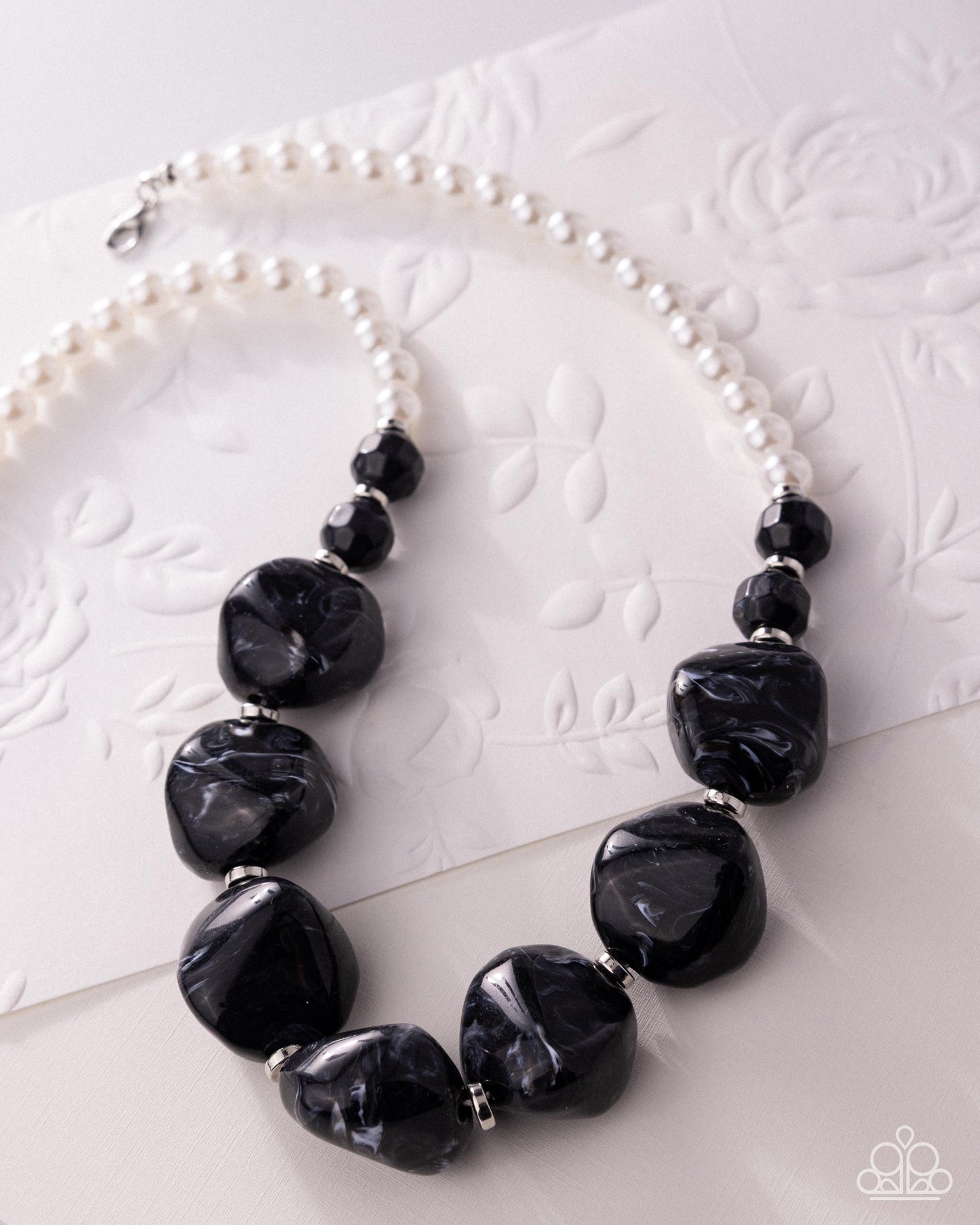 Bubbly Backstage - Black - Paparazzi Necklace Image
