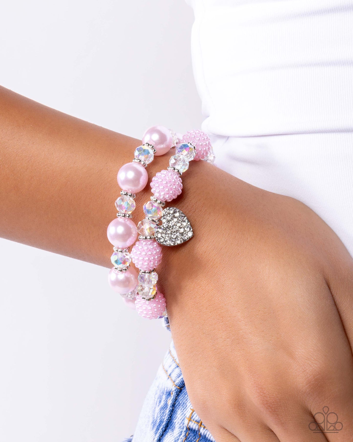 Heart Hustle - Pink - Paparazzi Bracelet Image