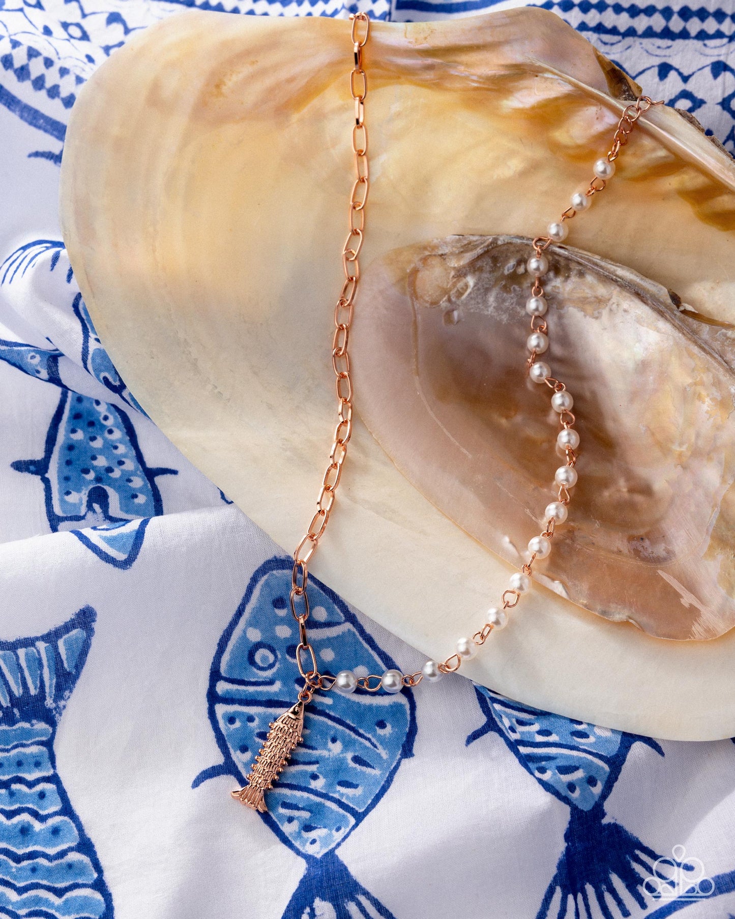 Coastal Corporate - Copper - Paparazzi Necklace Image