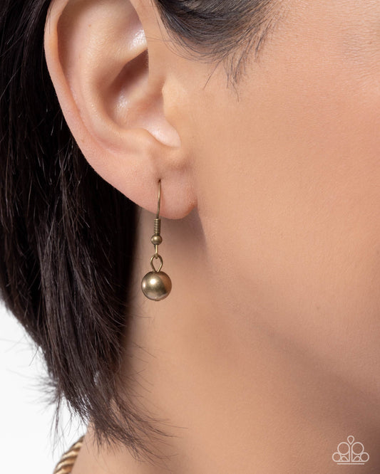 Seize the Sun - Brass - Paparazzi Necklace Image