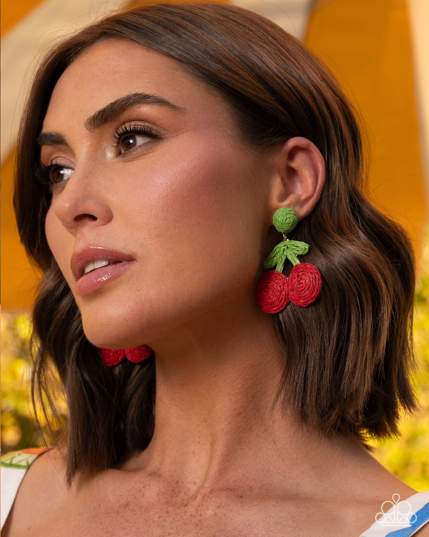 Crafted Cherry - Paparazzi Earring Image