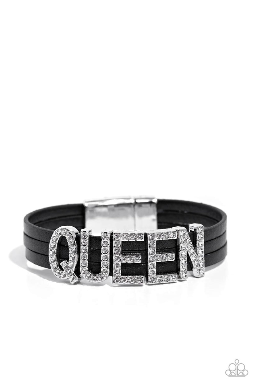 Pulsera Paparazzi ~ Reina de mi vida - Negra