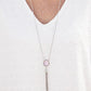 Paparazzi Necklace - The Glow Show - Pink
