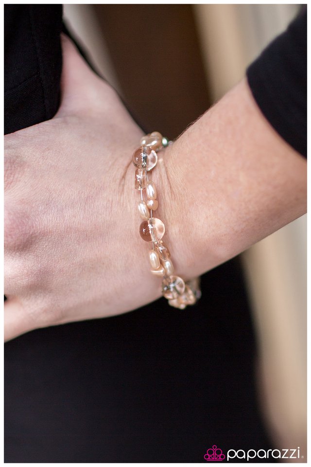 Pulsera Paparazzi ~ No olvides respirar - Marrón