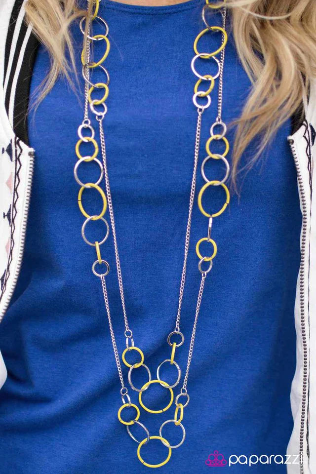 Collar Paparazzi ~ Feeling Bubbly - Amarillo