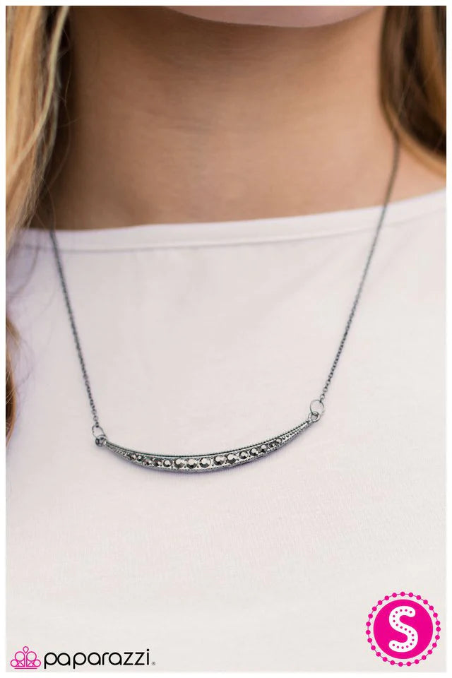 Paparazzi Necklace ~ Good Fortune - Black